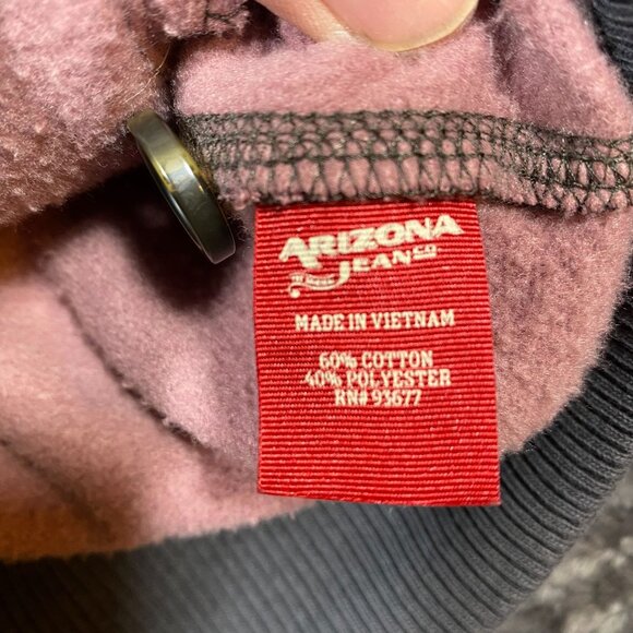 Arizona Jean Co. Pink & Brown Aztec Cardigan Sweater Buttons Mens size Medium - Picture 5 of 9